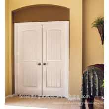 puerta HDF doble imprimado blanco con piel de puerta HDF de 3 mm